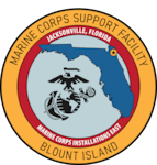 The official seal for Marine Corps Support Facility Blount Island.