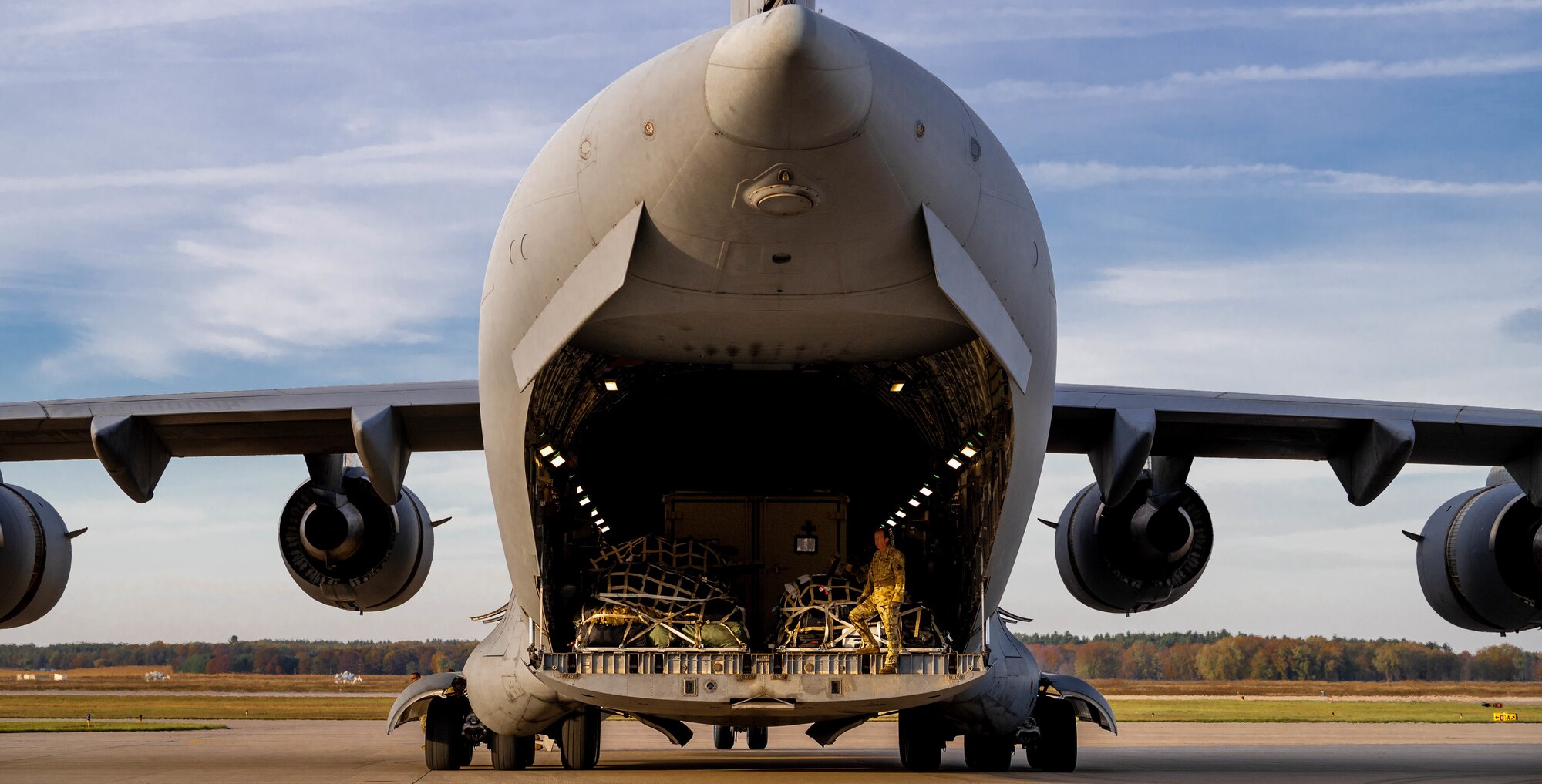 back of aircraft
