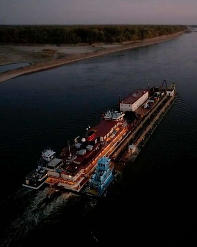 VICKSBURG, Miss. – The U.S. Army Corps of Engineers (USACE) Vicksburg District is responding to historically low water conditions on the Lower Mississippi River by dredging the channel, conducting surveys, and monitoring river stages.

During a temporary closure to navigation near Rosedale, Mississippi, from Oct. 27 at 4:00 p.m. to Oct. 29, the USACE Vicksburg District Dredge Jadwin will work to clear the channel. Depending on the dredge progress during the initial closure, additional closures may be needed in order to complete the work.