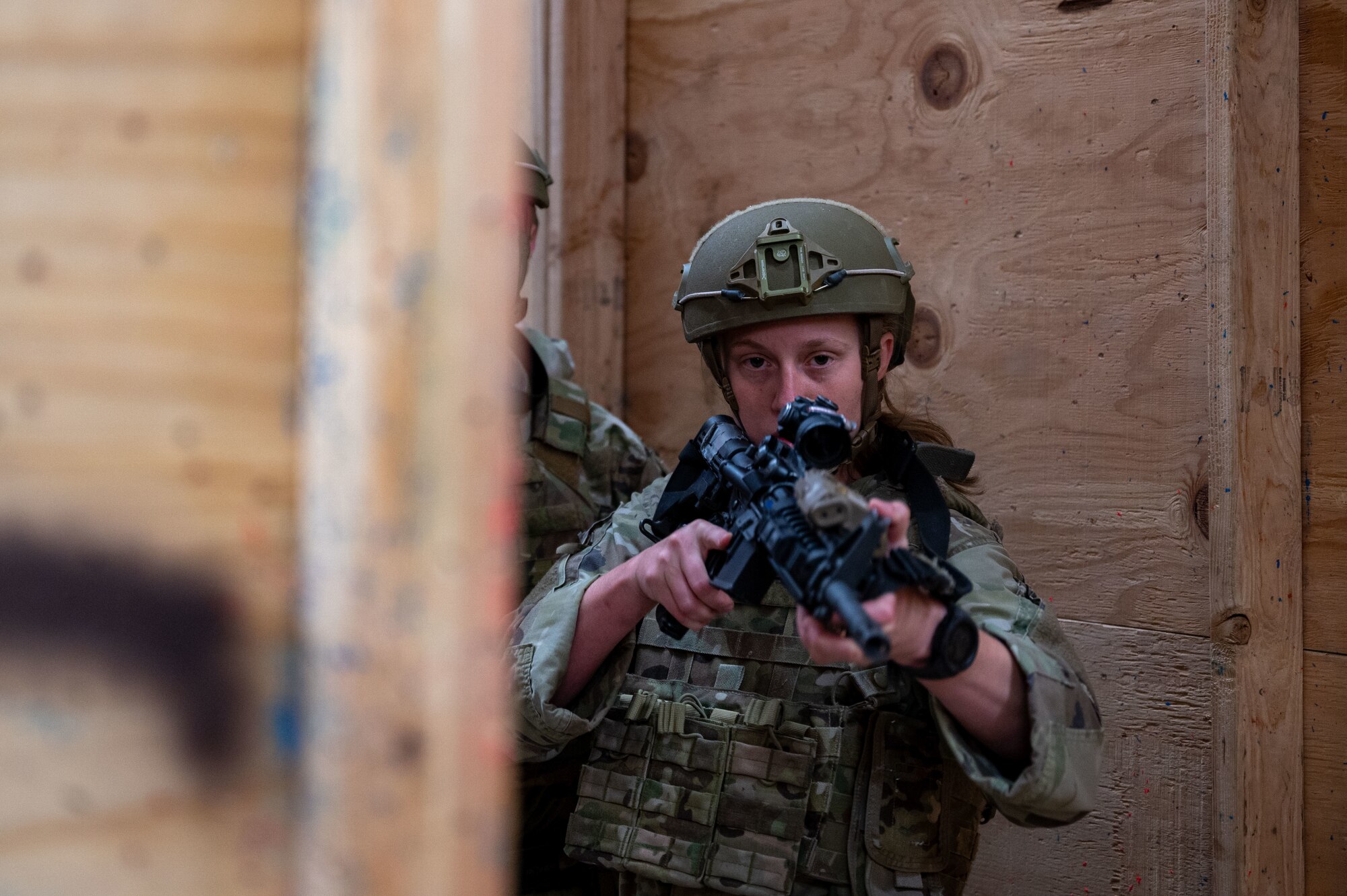 Staff Sgt. Witherspoon participates in training