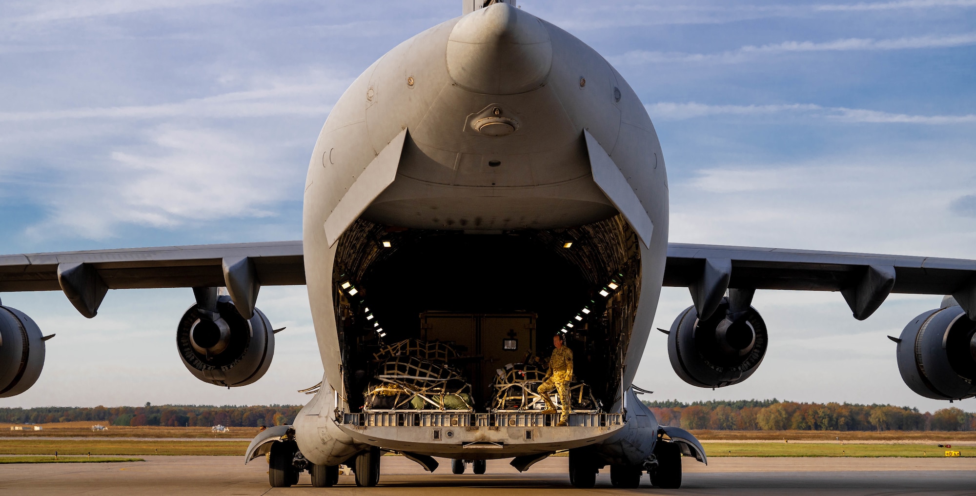 back of aircraft