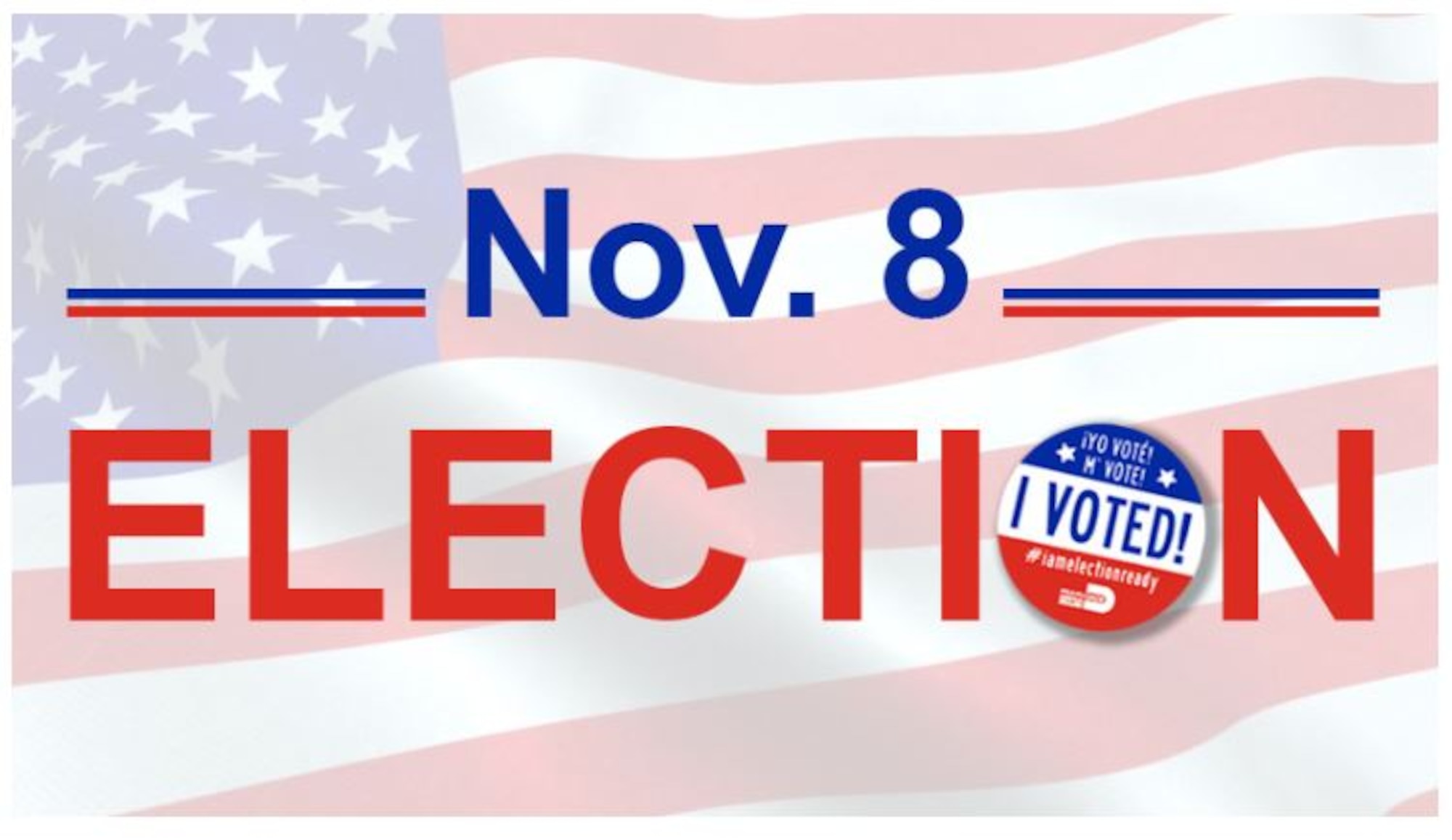 Remember that November 8 is the general election.

For detailed voter information, go to: https://www.miamidade.gov/global/news-item.page?Mduid_news=news1659552665685995