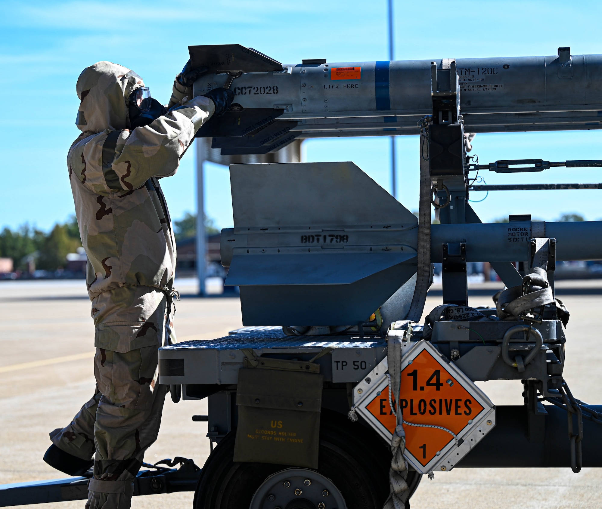 Airmen participate in CBRN Exercise