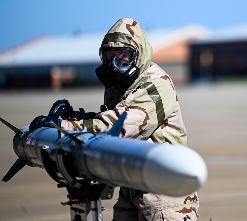 Airmen participate in CBRN Exercise