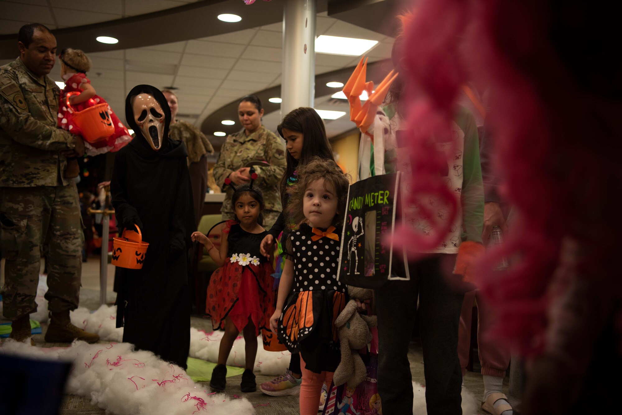 Children from Team Beale participate in the  9th Medical Group’s Halloween event Oct. 28, 2022, at Beale Air Force Base, Calif.