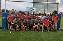 U.S. Marines stepped out of their respective duties and onto the pitch to represent the Marine Corps in the 10th  Annual All Forces Seven-on-Seven Rugby Tournament in Glendale, Colorado, August 18-22. Each branch of the Department of  Defense was represented by a rugby team, as well as, some semi-pro teams from the United Kingdom and Canada.