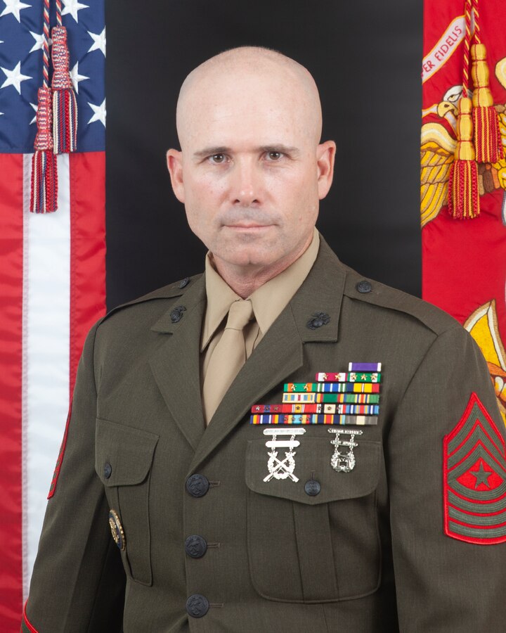 Sergeant Major Joseph Caputo, U.S. Marine Corps. Sergeant Major, Marine Corps Base Hawaii.