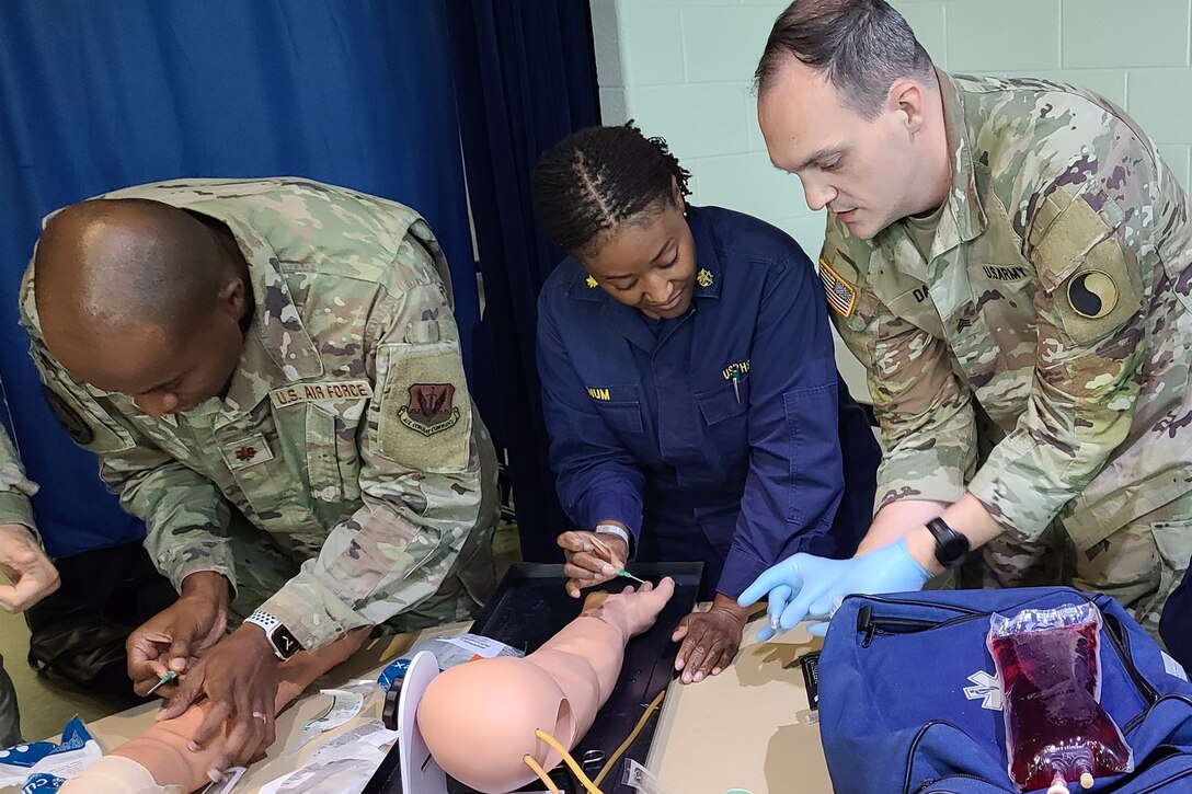 National Guard Soldiers, Airmen support free clinic in Georgia