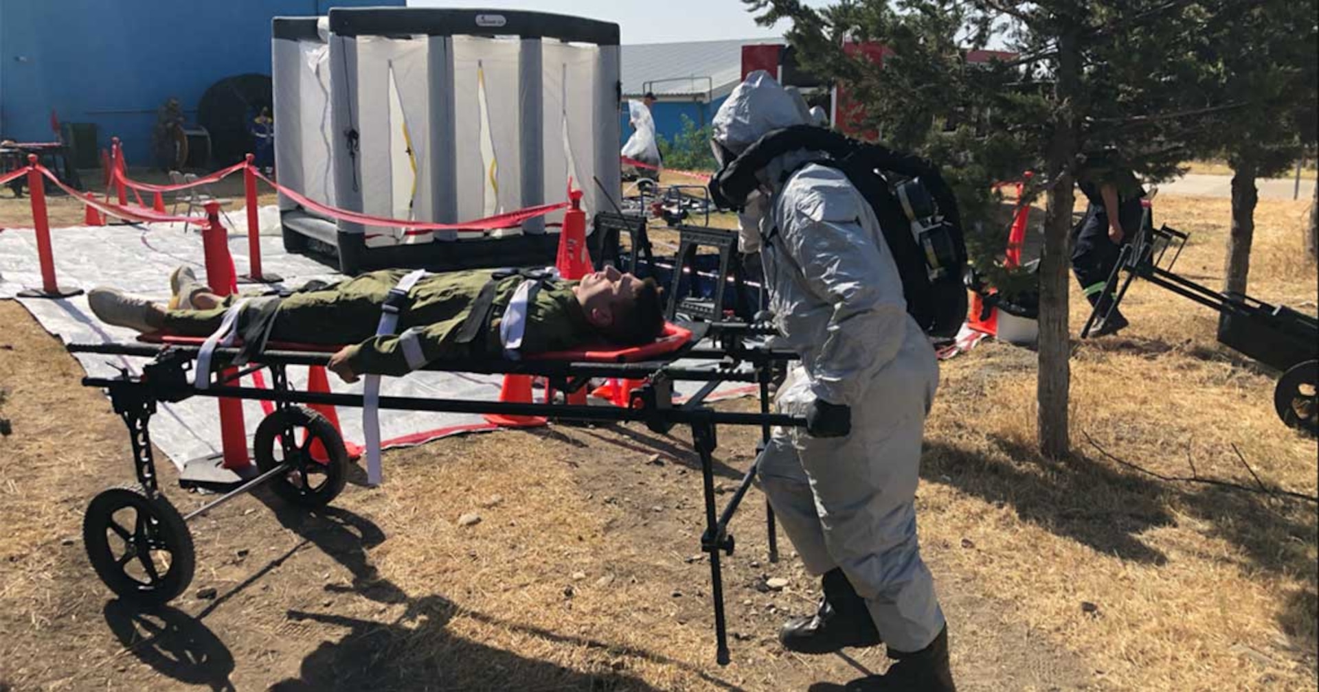 DTRA’s Building Partner Capacity Department hosted CBRN/CWMD Interagency Field Training Exercise (FTX) in Tbilisi, Georgia, 9-19 August 2022. The Interagency FTX focused on strategic, operational, and tactical CBRN and CWMD capabilities of Georgian’s response units.