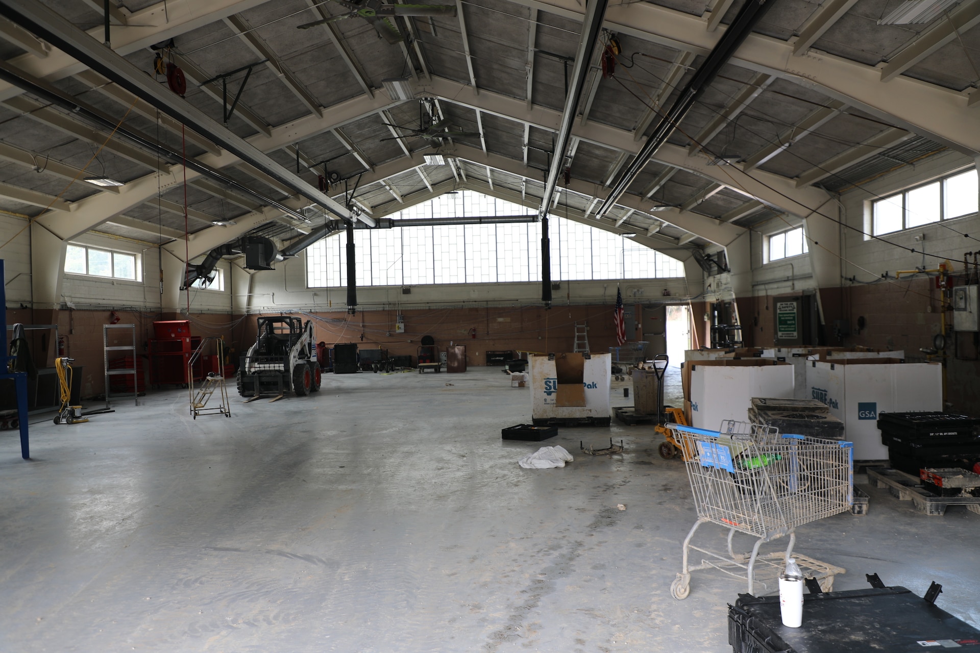 The Armory sits on the North Fork Kentucky River, whose waters rose to over 43 feet.