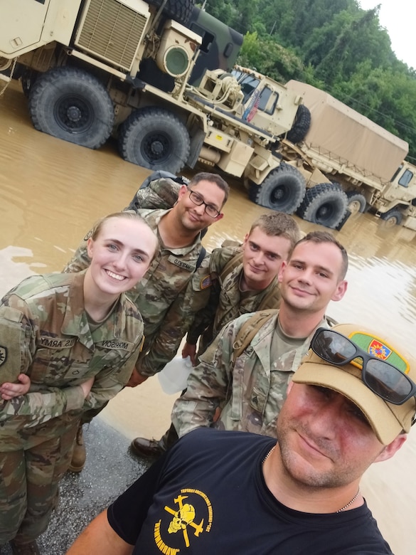 The Armory sits on the North Fork Kentucky River, whose waters rose to over 43 feet.