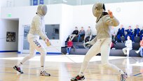 1st Lt. Leanne Singleton-Comfort fencing