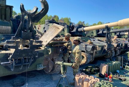 In addition, the command team met with Logistics Readiness Center Bavaria and Base Support Operations Maintenance leaders to see their facilities in Vilseck and Grafenwoehr and observe their operations in support of the U.S. Army Garrison Bavaria community.