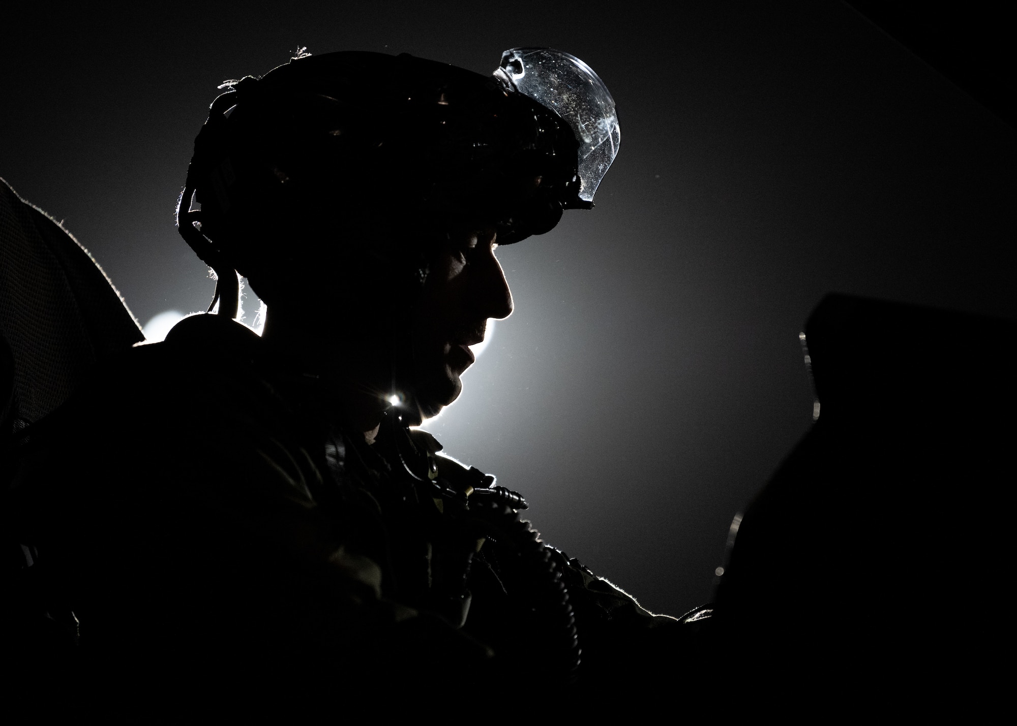 A photo of an F-35A Lightning II pilot prior to takeoff