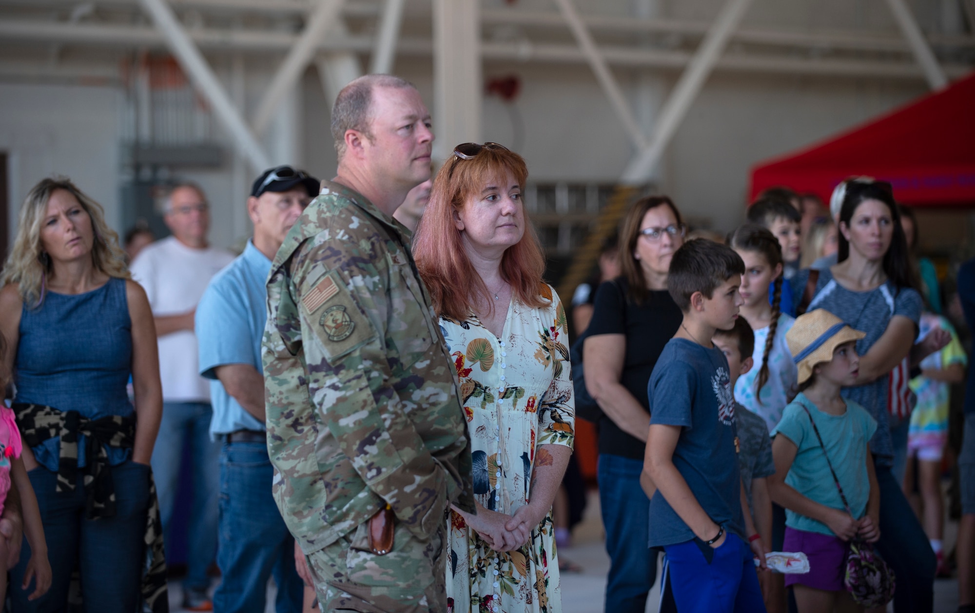 U.S. Air Force Airmen from the 133rd Airlift Wing, along with their families and friends, take part in Family Day activities in St. Paul, Minn., Aug. 21, 2022.