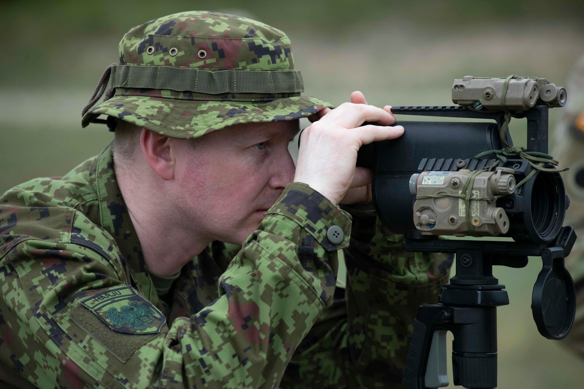 Military Reserve Exchange Program, Michigan National Guard hosts Estonian Officer [