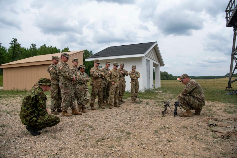 Military Reserve Exchange Program, Michigan National Guard hosts Estonian Officer [