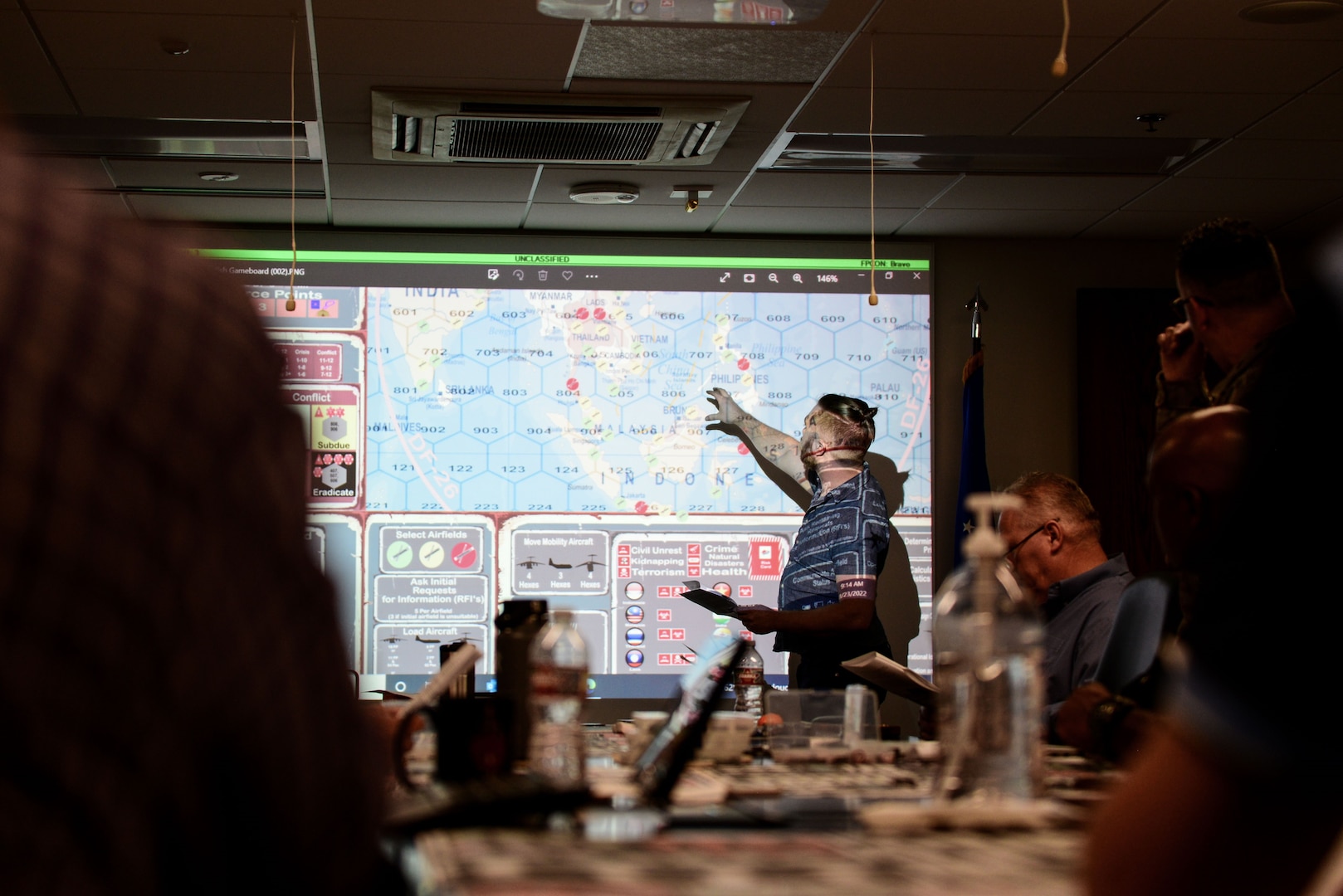 On August 23, 2022, three HQ AETC-based teams gathered to play Kingfish ACE at Joint Base San Antonio-Randolph, Texas. Using the ACE model, each team had to understand the relationships between task, threat, capabilities and timing in order to successfully plan for and deploy Multi-Capable Airmen