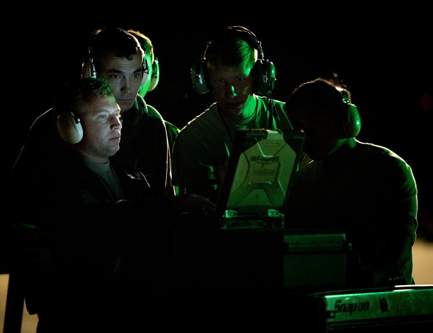 U.S. Air Force Airmen assigned to the 33rd Fighter Wing prepare jets for the Northern Lightning exercise at Volk Field, Wisconsin