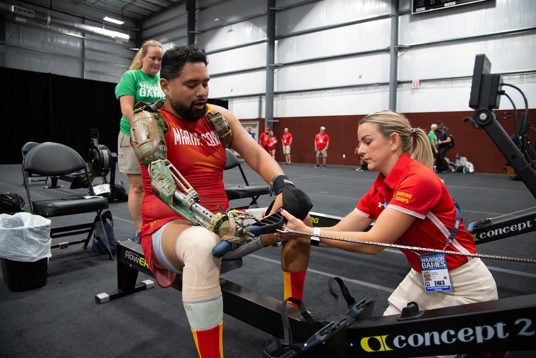 Over 200 wounded, ill and injured service members and veteran athletes compete at the Warrior Games.