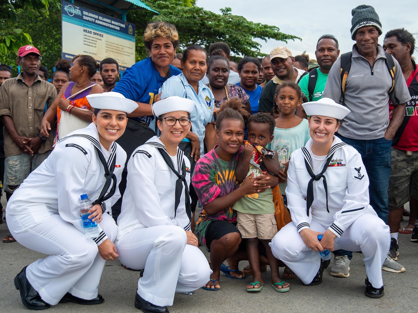 Navy Engineers Busy as Bees Throughout Solomon Islands