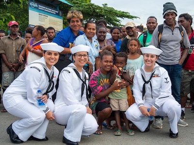 Navy Engineers Busy as Bees Throughout Solomon Islands