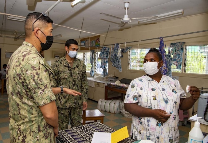 Navy Engineers Busy as Bees Throughout Solomon Islands