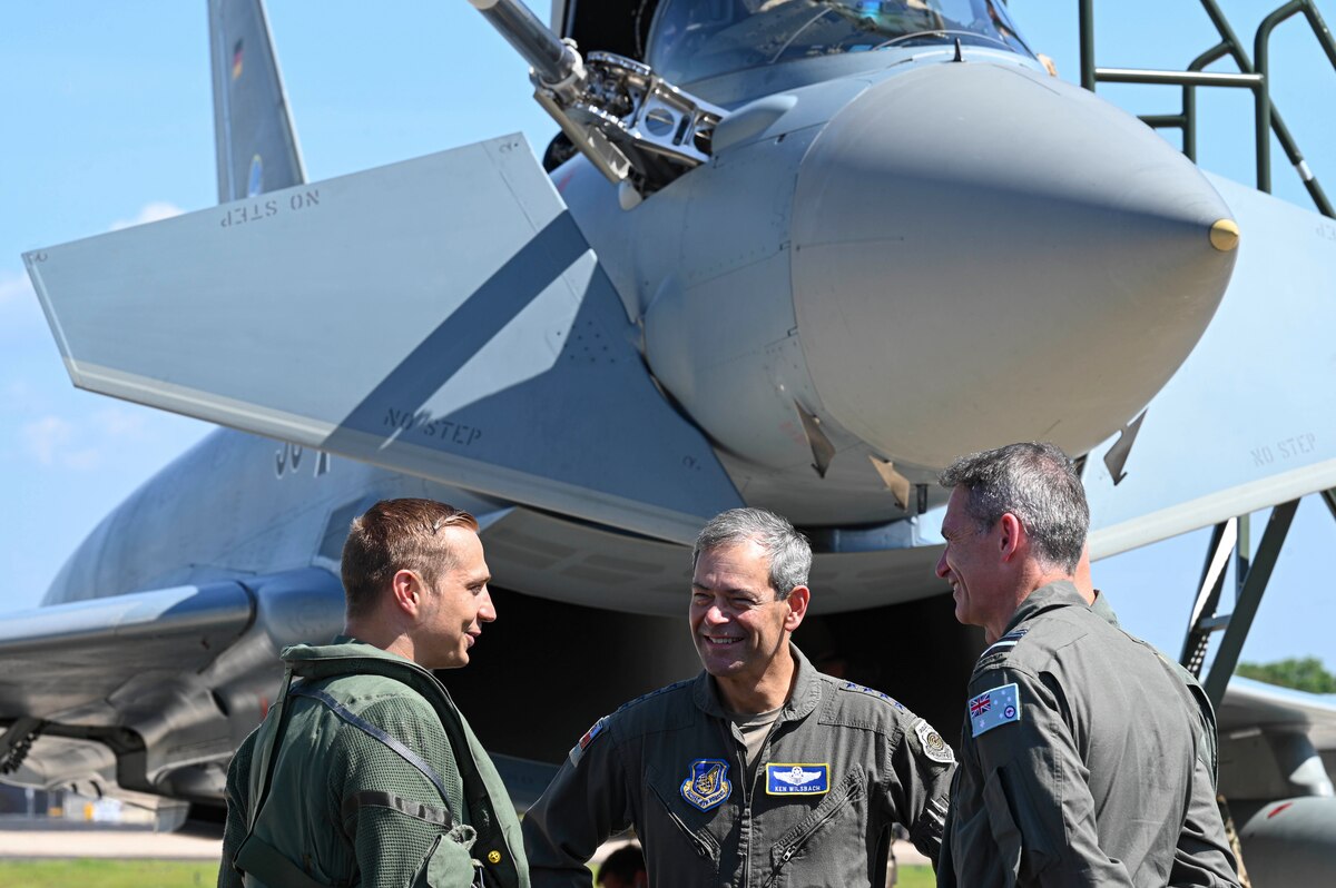 US, Germany, Australia air forces’ generals share airspace together