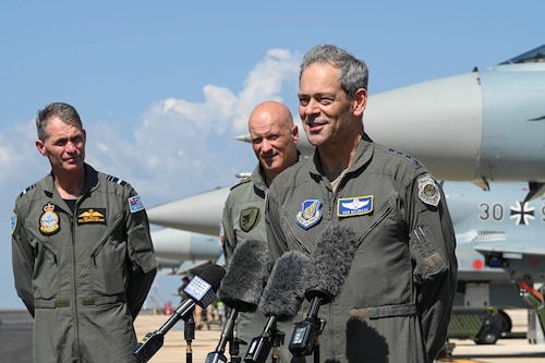 US, Germany, Australia air forces’ generals share airspace together