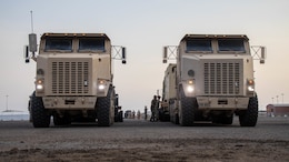 Army trucks