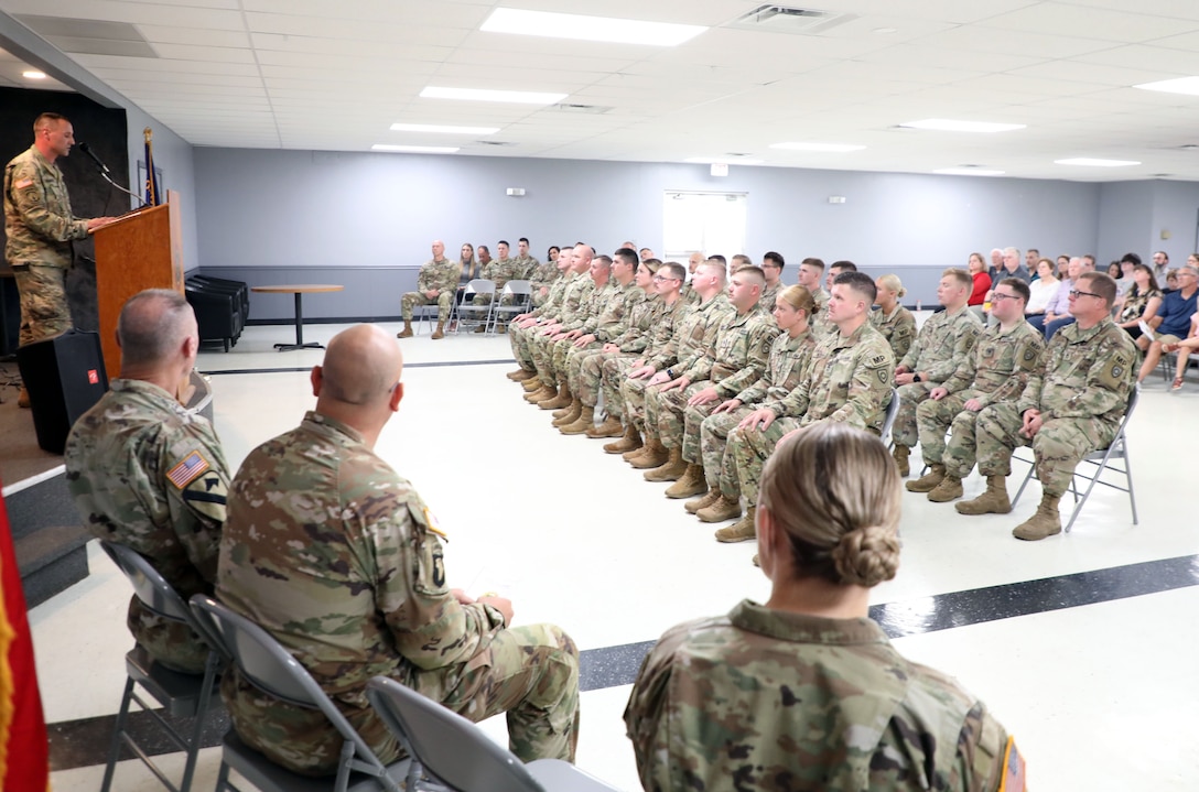 This detachment from the 438th MP Co. will be heading to Kosovo for a year-long mission to provide Military Police Liaison Officer Support to Operation Joint Guardian and will join up with their fellow 438th MP’s who are also deployed to Kosovo.