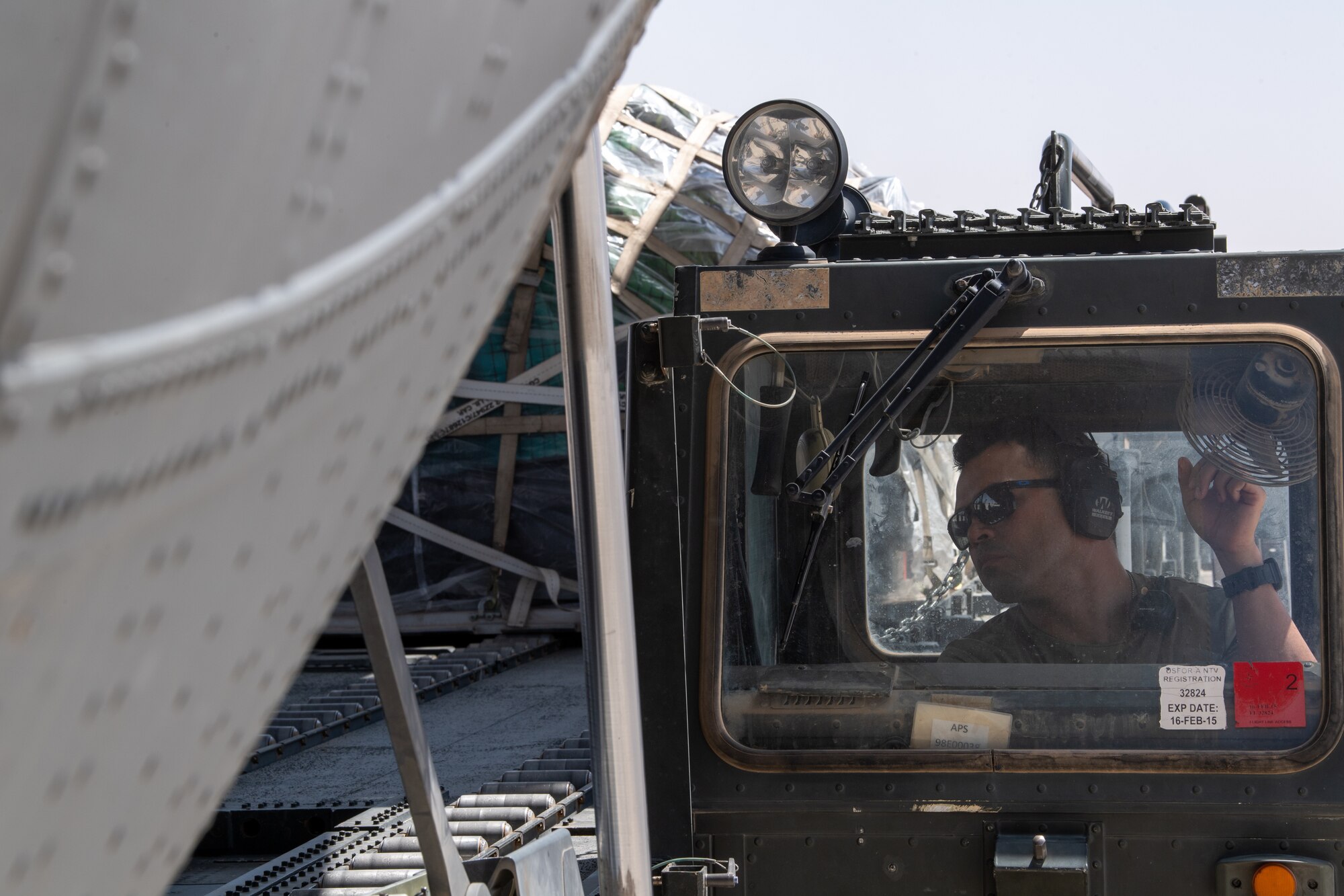 332d Air Expeditionary Logistics Readiness Squadron loads cargo onto a C-130 Hercules for an Agile Combat Employment (ACE) exercise. ACE exercises enable the Air Force’s ability to develop, maintain, and share timely, accurate and relevant mission information across dispersed forces despite adversary attempts to counter act.