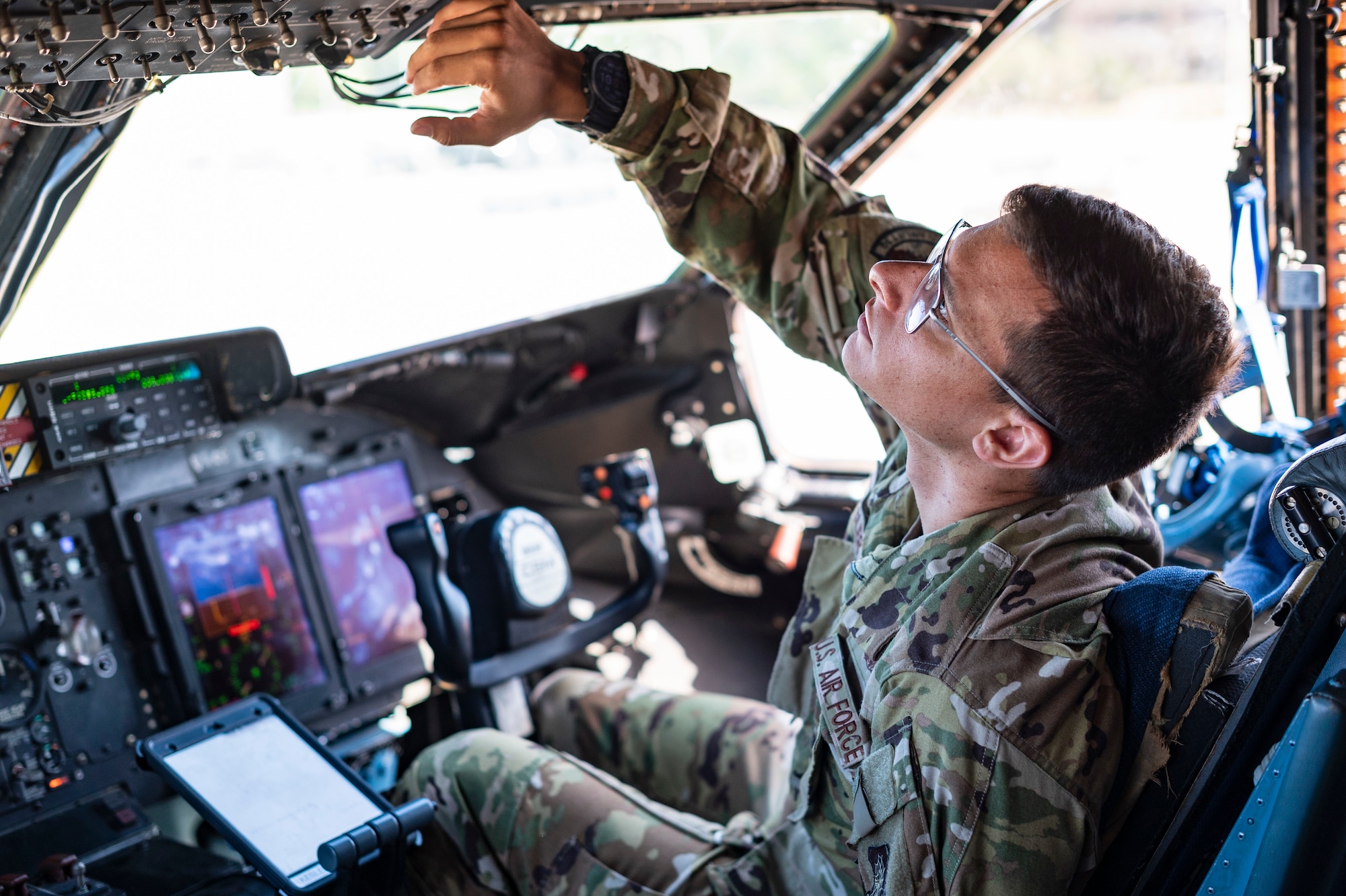 The C-5M delivered over 90,000 pounds of humanitarian aid through the Denton Program. The Denton Program allows private U.S. citizens and private organizations to transport humanitarian goods to approved countries in need.