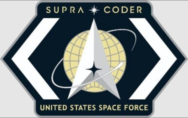 The logo represents the Supra Coder program which creates a home-grown coding capability using Guardians.