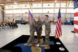 COL Hogan Exchanges CCAD's Colors with SGM Trawick