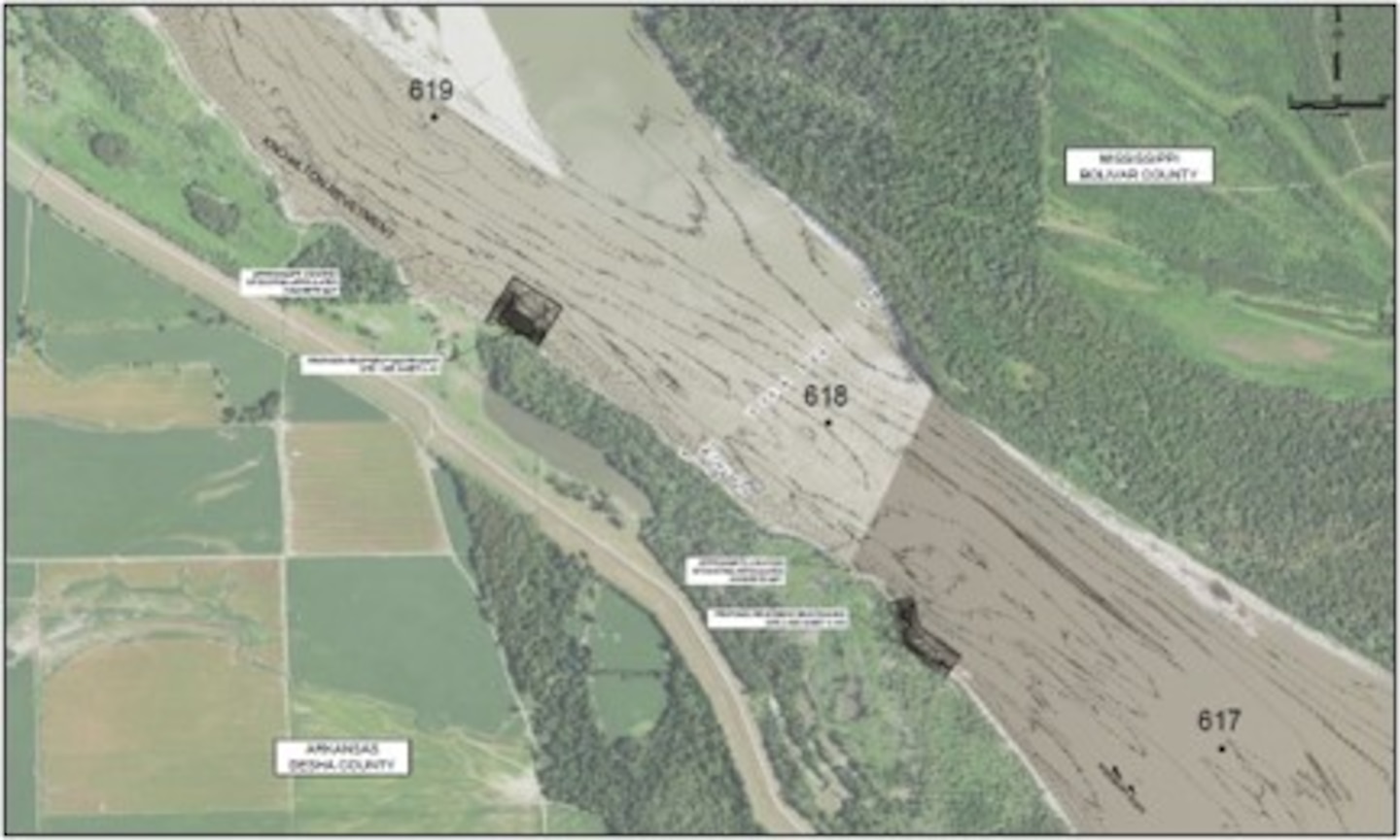 The Memphis District recently awarded a contract, Aug. 10,  to perform revetment stone repairs at Below Knowlton, near Crumrod, Arkansas, (River Mile 619).  

Through this contract, the Corps will partner with Commercial Towing Interests, represented by the Lower Mississippi River Committee (LOMRC), to complete a $6,084,400 Infrastructure Investment and Jobs Act (IIJA)-funded project.