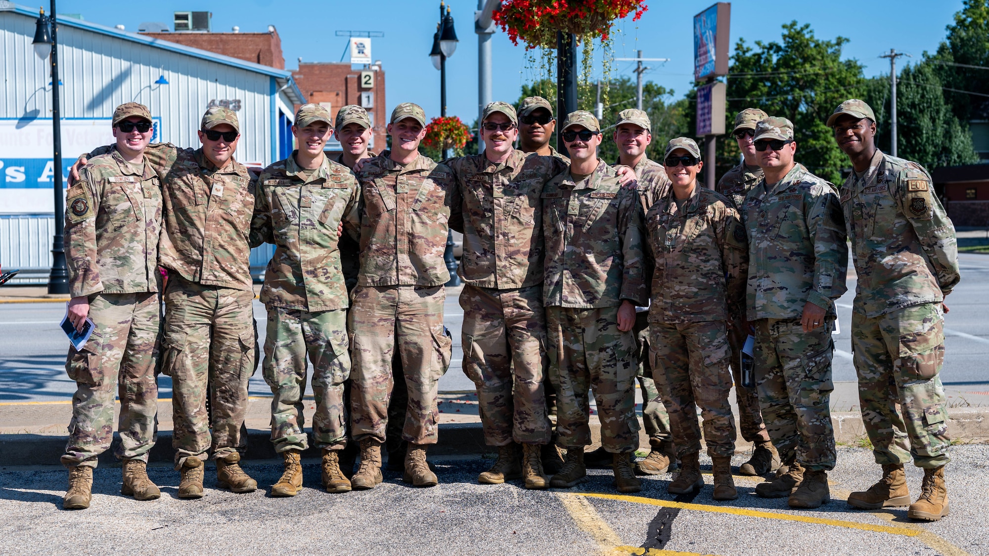 Airmen stand