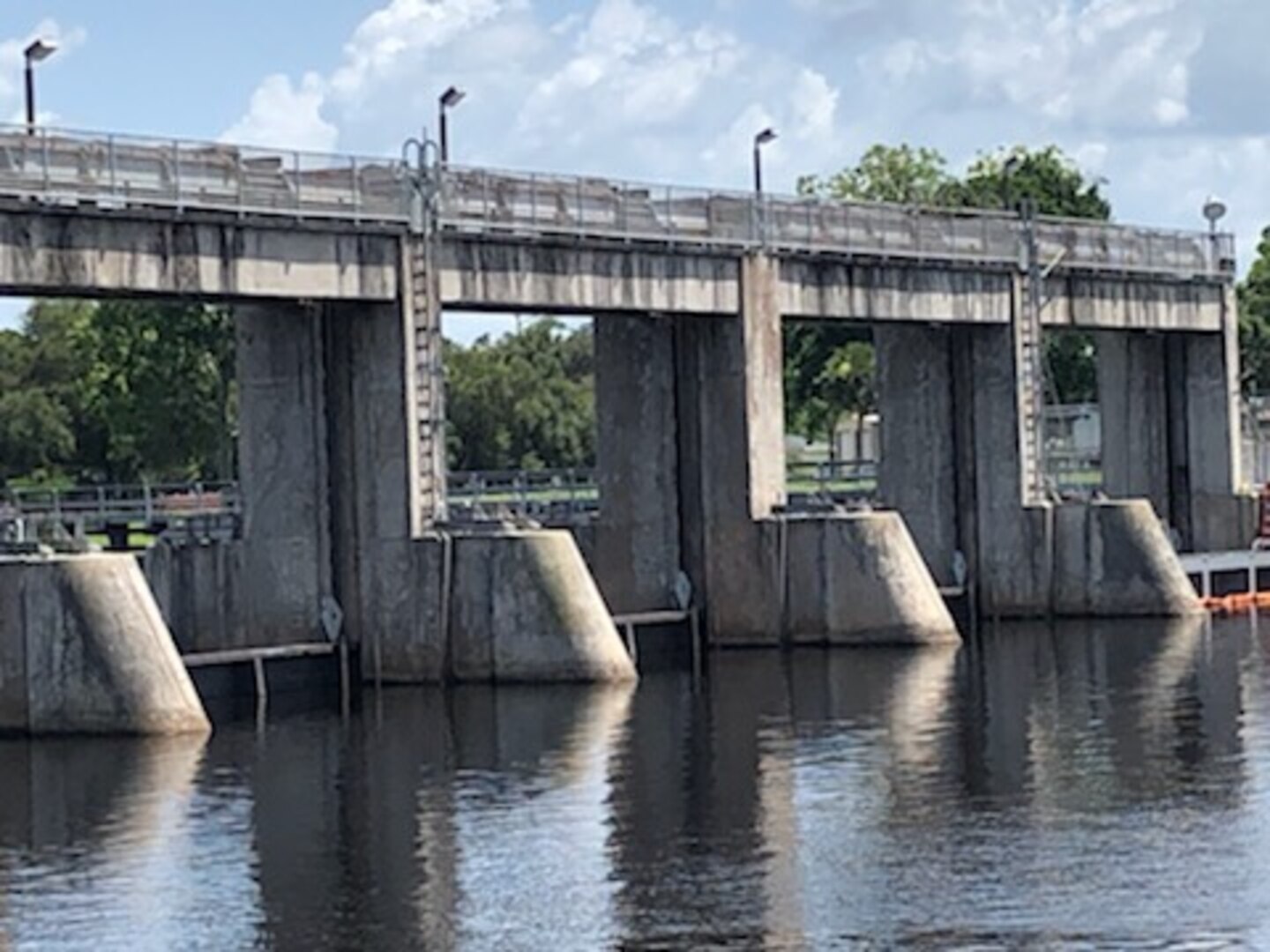 Spillway at W.P. Franklin Lock and Dam