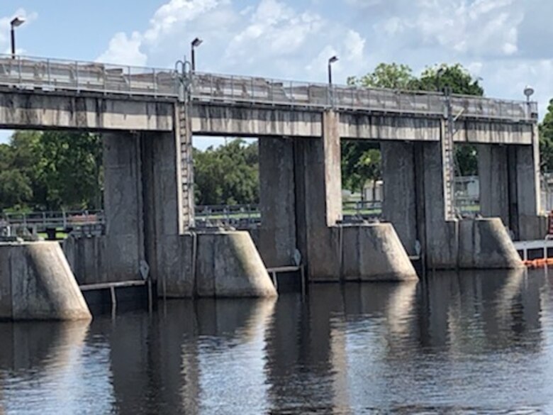 Spillway at W.P. Franklin Lock and Dam