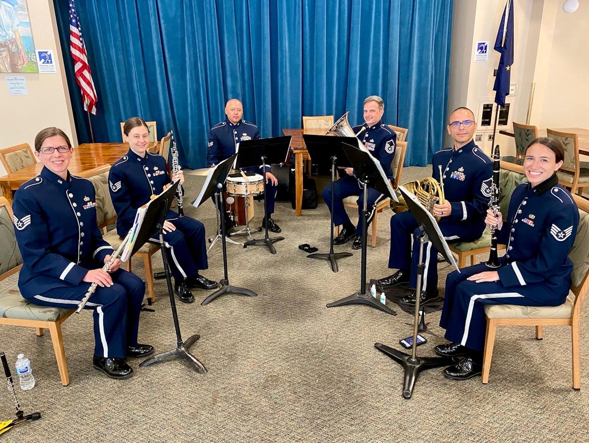 Our Wind Quintet performing at the Raven Landing Senior Community in Fairbanks, AK