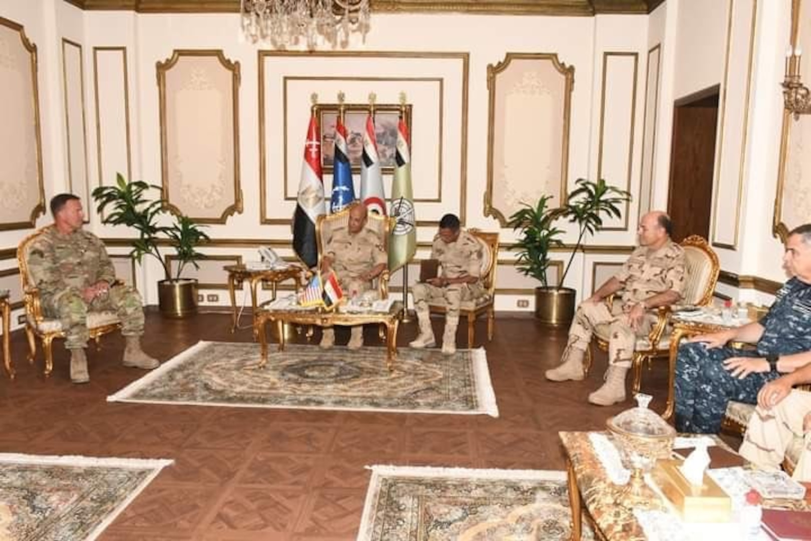 General Michael “Erik” Kurilla, commander of U.S. Central Command, visited with Egyptian Minister of Defense General Mohamed Zaki, and Lieutenant-General Osama Askar, Chief of Staff of the Armed Forces this week in Cairo. 
The leaders discussed mutual security concerns, to include methods to improve border security, opportunities to enhance partnered training for counterterror operations, and opportunities to strengthen the U.S.-Egypt military partnership.