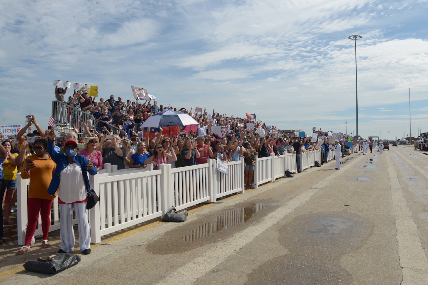 USS Harry S. Truman (CVN 75) returns to Naval Station Norfolk after a regularly scheduled deployment in the U.S. 5th Fleet and U.S. 6th Fleet areas of operations in support of theater security cooperation efforts and to defend U.S., allied and partner interests, Sept. 12.