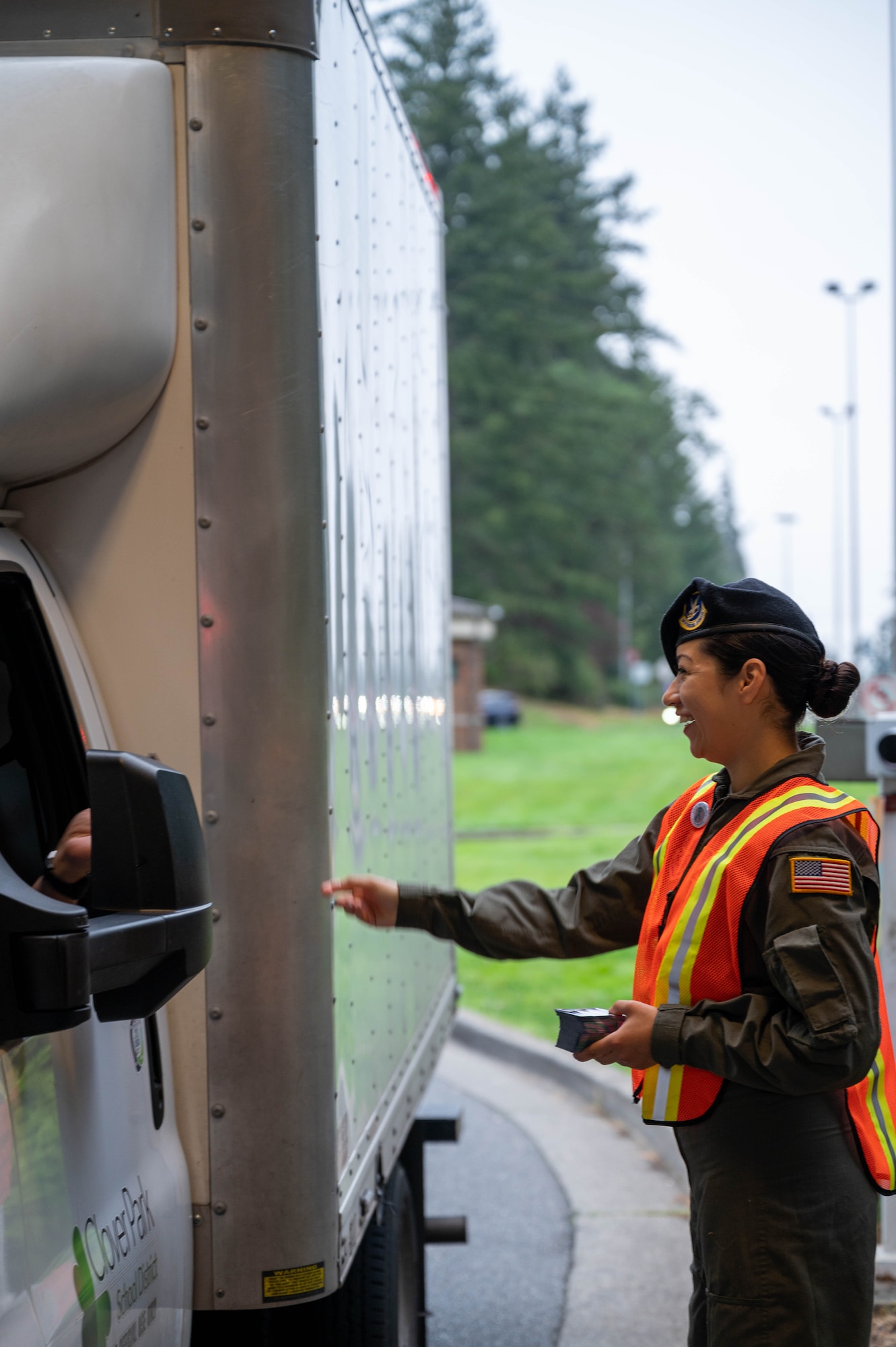 JBLM service members hand out suicide prevention information!