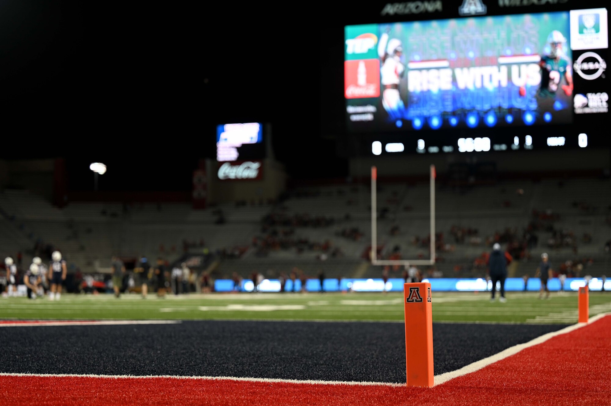 A photo of a football field.