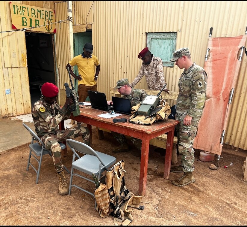 Kentucky Guard signal leaders swap knowledge, build relationships with counterparts in partner nation Djibouti