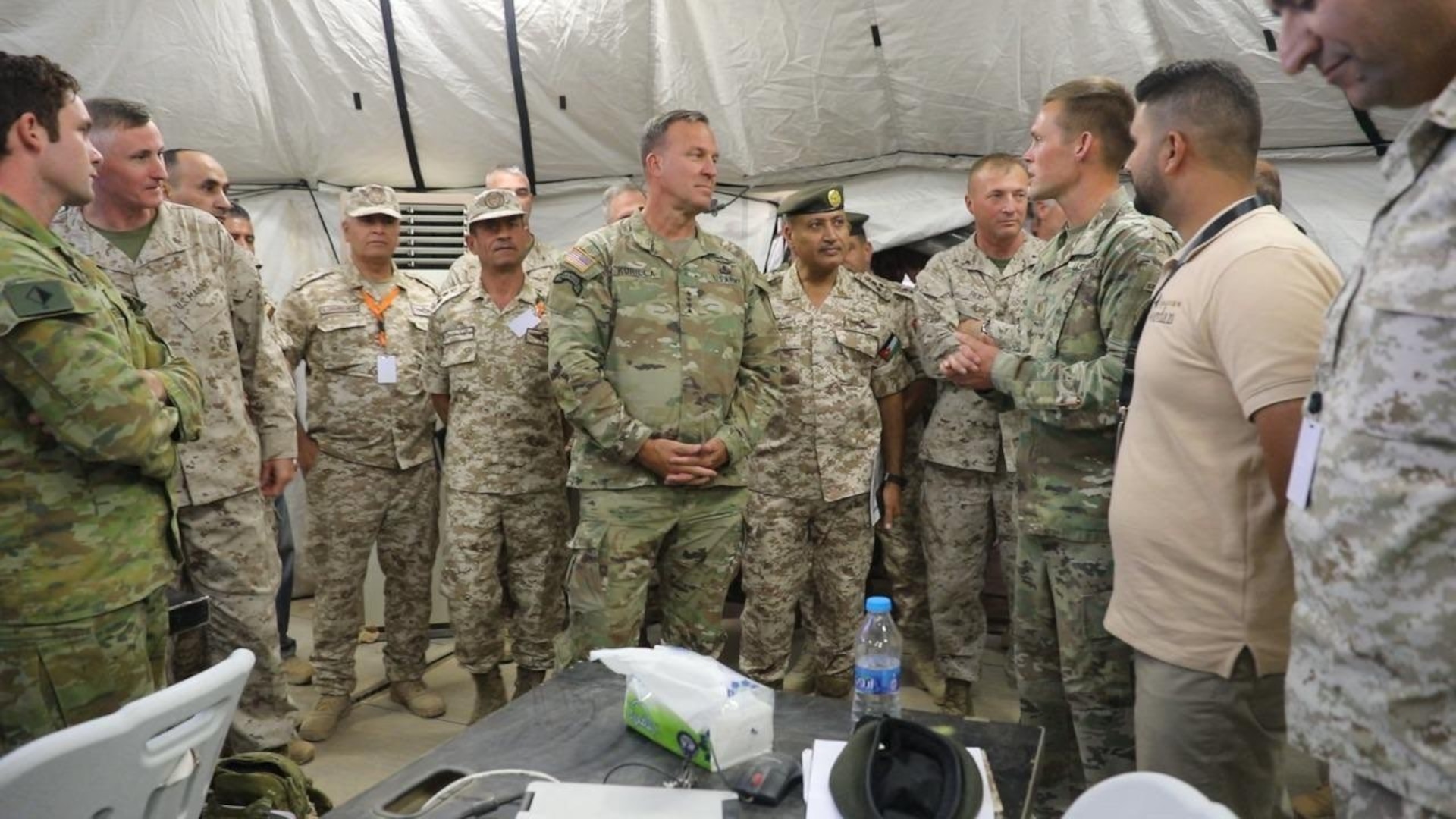 On September 12, General Michael “Erik” Kurilla, commander of U.S. Central Command, traveled to Amman, Jordan to observe Eager Lion 22, the tenth iteration of a biannual multinational training event, which began September 5th and continues through September 15th.
