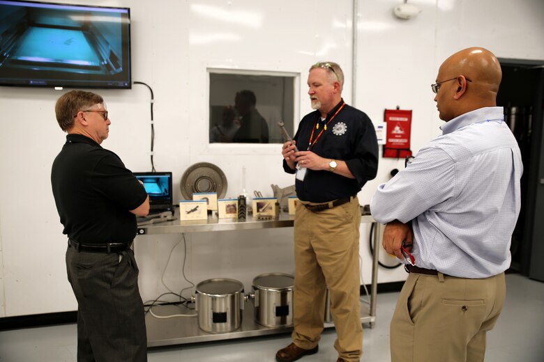 Dr. Vic S. Ramdass, Deputy Assistant Secretary of Defense, Materiel Readiness, visits Marine Corps Logistics Command