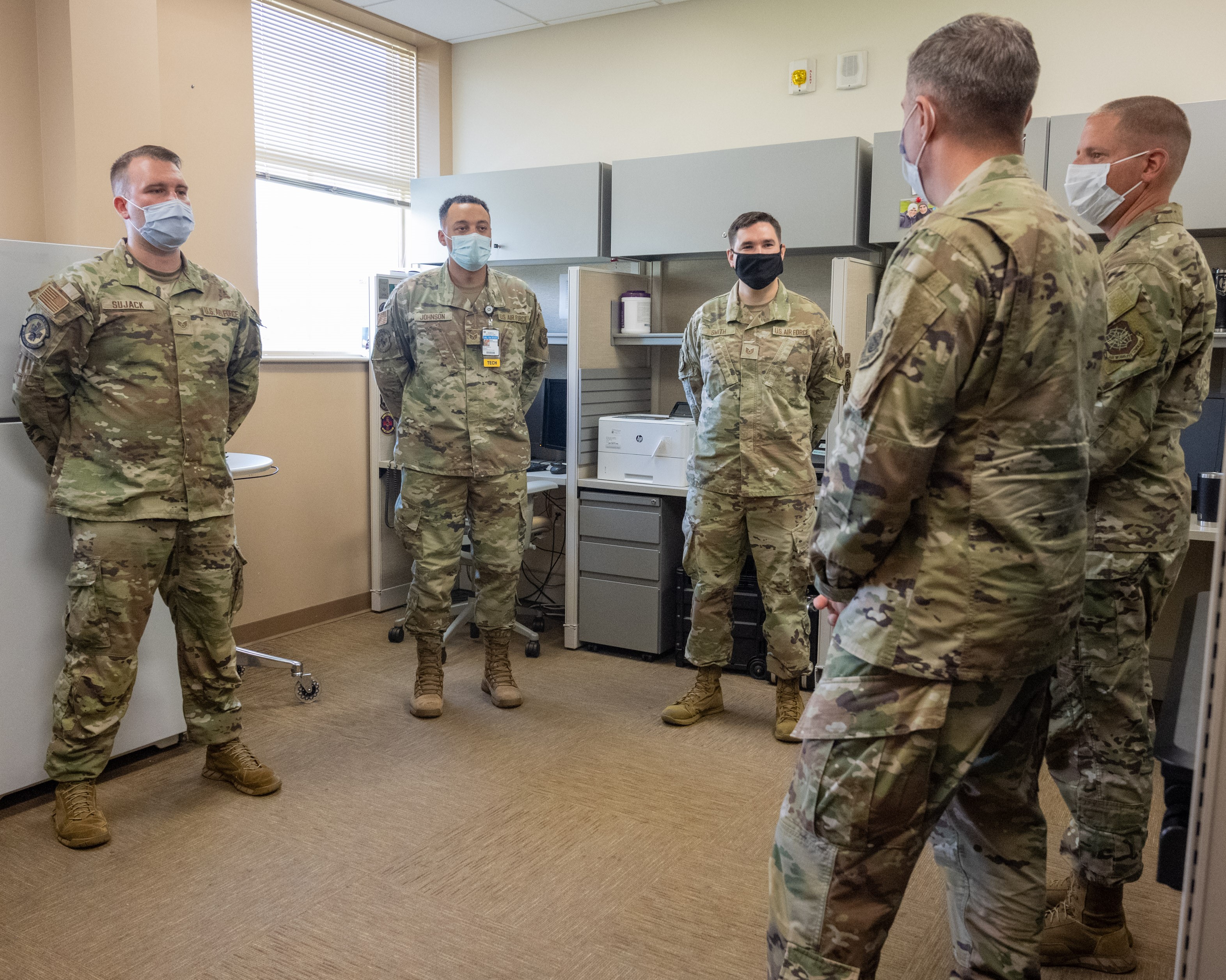 U.S. Air Force Expeditionary Center Leadership Team visits Pope > Team