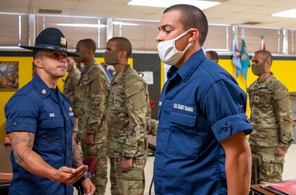 Coast Guard recruits train at Defense Language Institute English Language Center