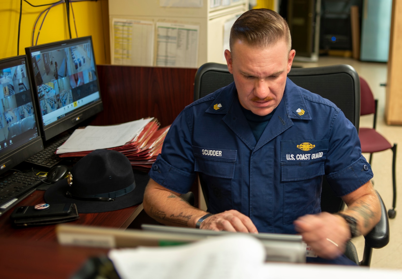 Coast Guard recruits train at Defense Language Institute English Language Center